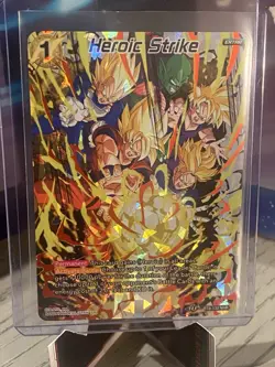 Heroic Strike BT8-133 NHR Holo Full Art Dragon Ball Super Card Game Bandai - Image 1