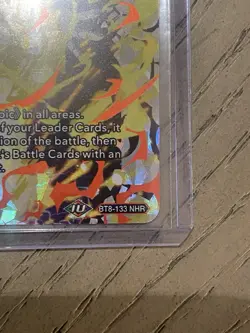 Heroic Strike BT8-133 NHR Holo Full Art Dragon Ball Super Card Game Bandai - Image 3