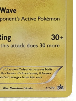 Pikachu Black Star Holo Promo Card XY89 XY HP 60 - Image 5