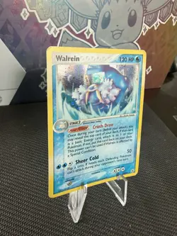 2004 Walrein 15/101 EX Hidden Legends Holo Rare Pokemon Card TCG Vintage LP - Image 4