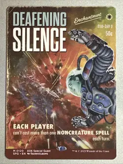 MTG / Deafening Silence / SPG / #120 / Regular (Showcase) / Mythic / NM - Image 1