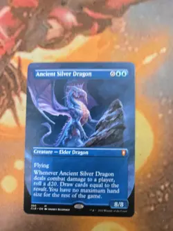Ancient Silver Dragon (Borderless) Commander Legends: Battle for Baldur's Gate - Image 1