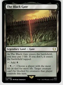 The Black Gate - 80 - NM - Commander: The Lord of the Rings - Image 1