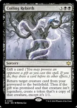 X 1 Coiling Rebirth NM Bloomburrow 086 MTG Magic The Gathering - Image 1