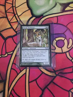 Elvish Harbinger (DD1) The List Reprints Mystery Booster 2 MTG NM - Image 3