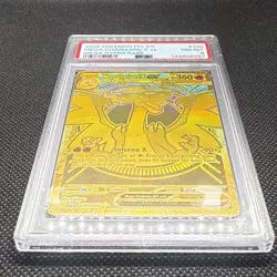 2025 Pokemon PFL Mega Charizard X ex Mega Hyper Rare PSA 8 #130 - Image 3