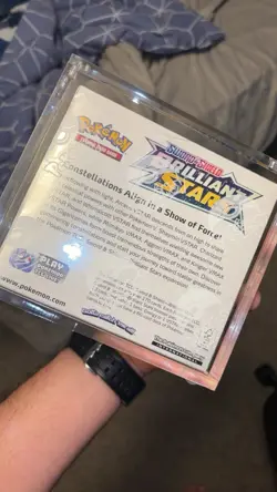Pokemon Brilliant Stars Booster Box factory sealed w/ Acrylic Case - Image 3