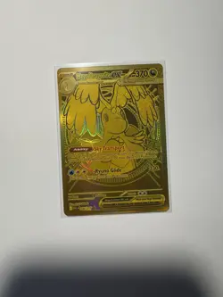 Pokemon TCG: Ascended Hero’s MEGA DRAGONITE EX 295/217 GOLD HYPER RARE - Image 1