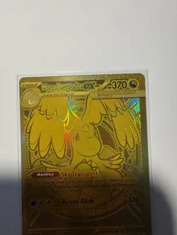 Pokemon TCG: Ascended Hero’s MEGA DRAGONITE EX 295/217 GOLD HYPER RARE - Image 3