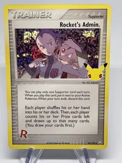 Rocket's Admin 86/109 Holo Celebrations Pokemon TCG NM/M #2 - Image 1