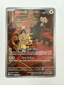 Team Rocket’s Meowth 203/182 Destined Rivals Pokemon - Image 1