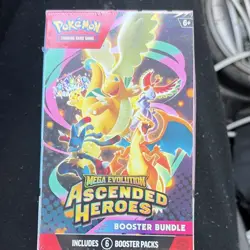 Pokemon Mega Evolution Ascended Heroes Booster Bundle 6 Packs Dragonite Lucario - Image 1