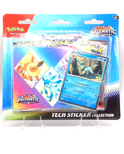 Pokemon TCG Scarlet Violet Prismatic Evolutions Tech Sticker Collection Glaceon - Image 1