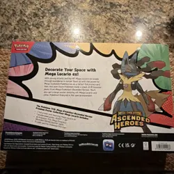 Pokemon Mega Evolution Ascended Heroes Mega Lucario Premium Collection Box - Image 2