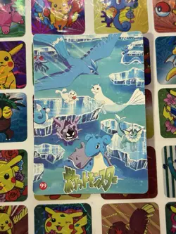 Pokemon Pikachu Vintage Pocket Monsters Vending HOLO Prism Sticker Nintendo 98 - Image 4