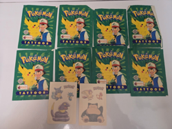 2000 Pokemon Merlin (18) Tattoo Lot NEW UNUSED but open CHARIZARD lot vintage - Image 1
