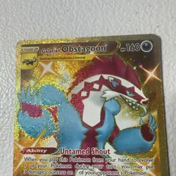 Galarian Obstagoon 198/185 Rare Secret Vivid Voltage Pokemon NM - Image 5