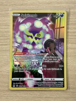 Spiritomb TG09/TG30 Holo Lost Origin Trainer Gallery Pokemon Holo - NM / M - Image 3