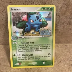 Ivysaur (Reverse Holo Stamped) 35/100 - EX Crystal Guardians - Pokemon 2006 - LP - Image 2