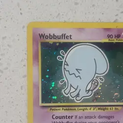 Wobbuffet - 16/75 - Neo Discovery Holo Rare MP (Pokemon TCG 2001) - swirl! - Image 2
