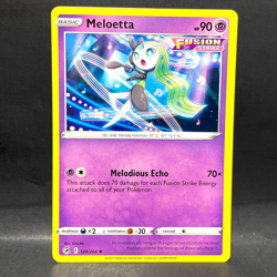 2021 POKEMON FUSION STRIKE MELOETTA 124/264 (RARE) - Image 1