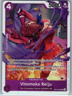 Vinsmoke Reiju OP12-063 SR English Legacy of the Master - One Piece Card - NM - Image 1