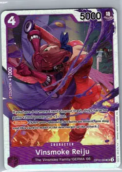 Vinsmoke Reiju OP12-063 SR English Legacy of the Master - One Piece Card - NM - Image 1