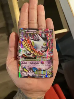 M Gengar EX XY166 Full Art Promo Holo 210 HP Pokemon TCG Card - Image 2