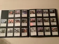 MTG WAR OF THE SPARK NEAR COMPLETE SET W/ULTRA PRO BINDER READ - Image 3