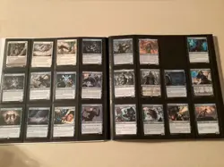 MTG WAR OF THE SPARK NEAR COMPLETE SET W/ULTRA PRO BINDER READ - Image 4