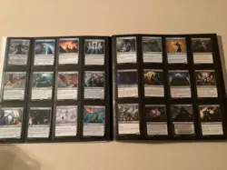 MTG WAR OF THE SPARK NEAR COMPLETE SET W/ULTRA PRO BINDER READ - Image 5