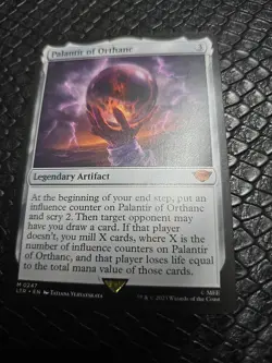 1x Palantir of Orthanc, Lord of the Rings, Magic MTG NM - Image 1