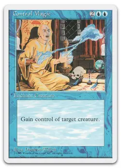 Control Magic (LP) Fourth Edition 4ED Magic MTG - Image 1
