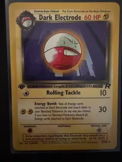Pokemon Dark Electrode 34/82 1st Edition Team Rocket WOTC Vintage - Image 1