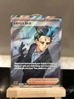 Pokemon TCG Prismatic Evolutions Full Art Larry's Skill 139/131 Near Mint - Image 1