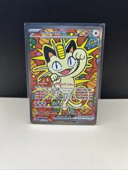 Meowth ex 121/088 ENGLISH Special Illustration Rare - Perfect Order SIR Pokemon - Image 1