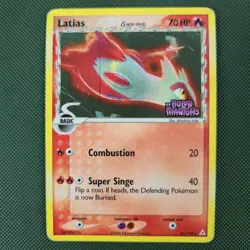 HP Latias 21/110 Delta Species Reverse Holo EX Holon Phantoms Stamped Pokemon - Image 1