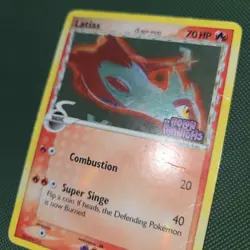 HP Latias 21/110 Delta Species Reverse Holo EX Holon Phantoms Stamped Pokemon - Image 2