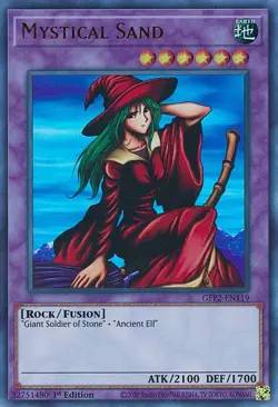 GFP2-EN119 MYSTICAL SAND ULTRA RARE 1ST EDITION NEAR MINT YuGiOh TCG - Image 1
