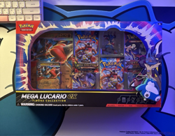 Pokemon TCG Mega Lucario ex Premium Figure Collection Box Factory Sealed - Image 1