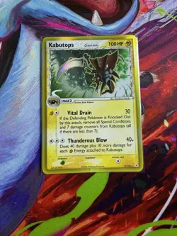 Pokemon Kabutops 9/110 Holon Phantoms Delta Species Holo Rare Stage 2 100 HP - Image 1