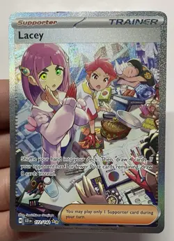 Lacey Special Illustration Rare SIR Stellar Crown 172/142 Pokemon TCG NM - Image 1