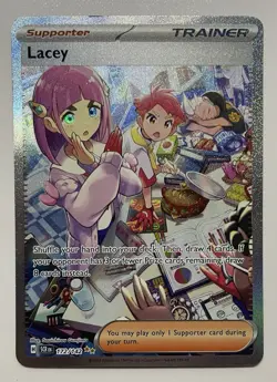 Lacey Special Illustration Rare SIR Stellar Crown 172/142 Pokemon TCG NM - Image 3