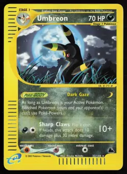 2003 Pokemon Skyridge Umbreon Reverse Holo Foil #32 /144 NM - Image 1