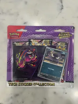 Pokemon Ascended Heroes Ghastly Tech Sticker Collection New & Sealed - Image 1