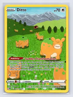 Ditto GG22/GG70 Crown Zenith Galarian Gallery Pokemon NM - Image 2