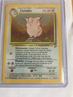 Pokemon Clefable Base Set 2 Holo, Jungle Holo, & 1st Vintage WOTC Excellent/NM - Image 1