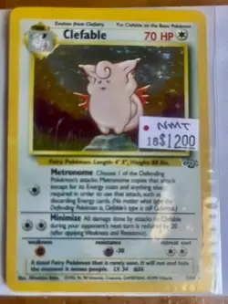 Pokemon Clefable Base Set 2 Holo, Jungle Holo, & 1st Vintage WOTC Excellent/NM - Image 5