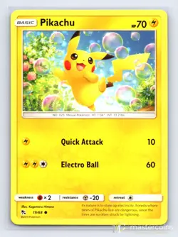 Pikachu 19/68 Hidden Fates Pokemon LP - Image 2