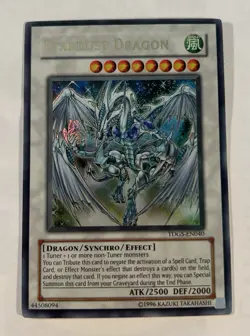 Stardust Dragon TDGS-EN040 The Duelist Genesis Unlimited VLP Yugioh - Image 1